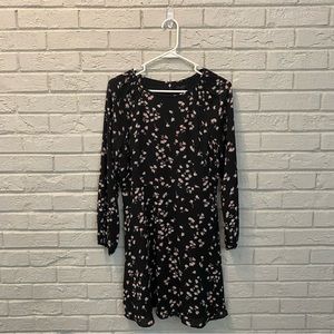Ann Taylor Black floral dress